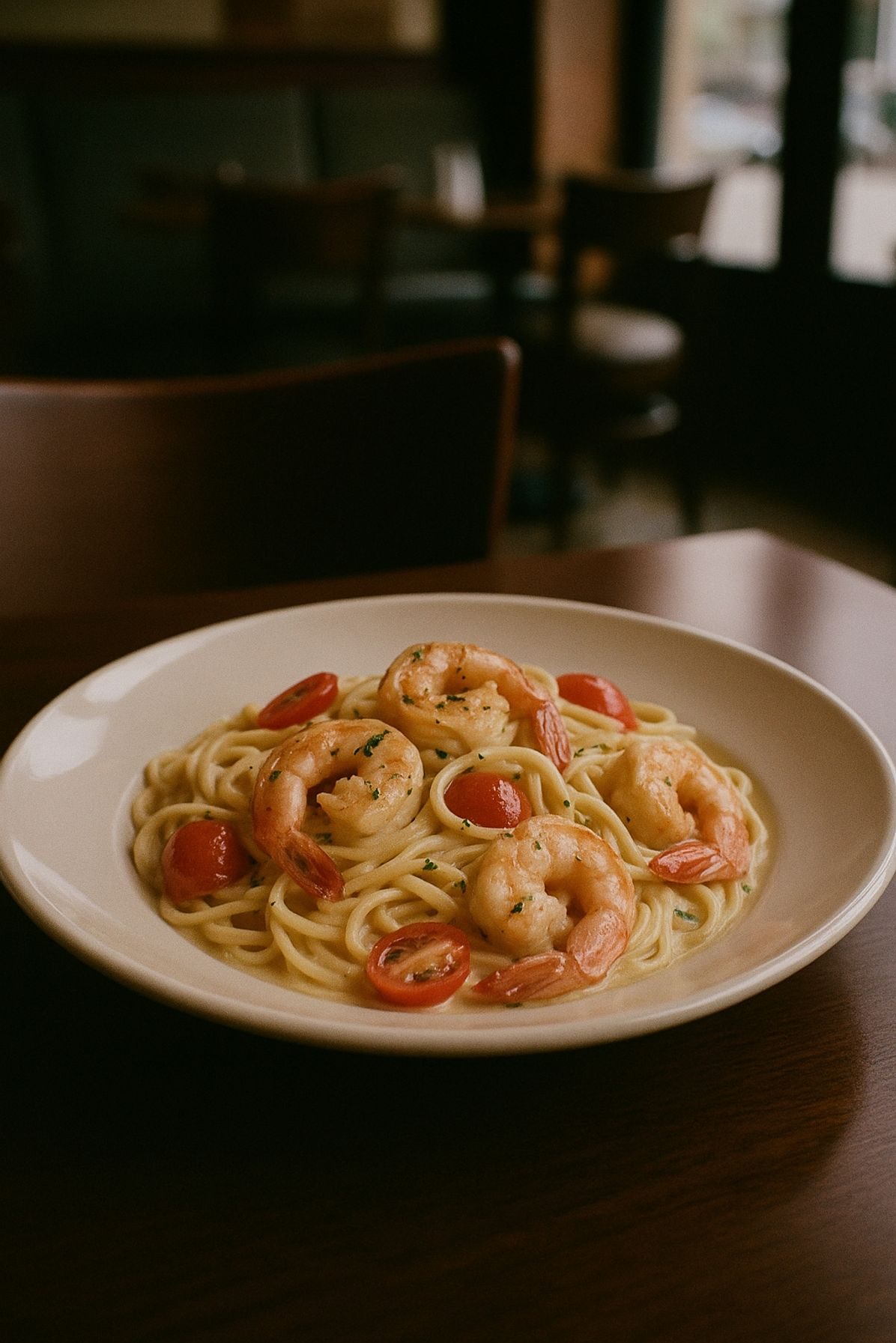 Seaside Shrimp Pasta.